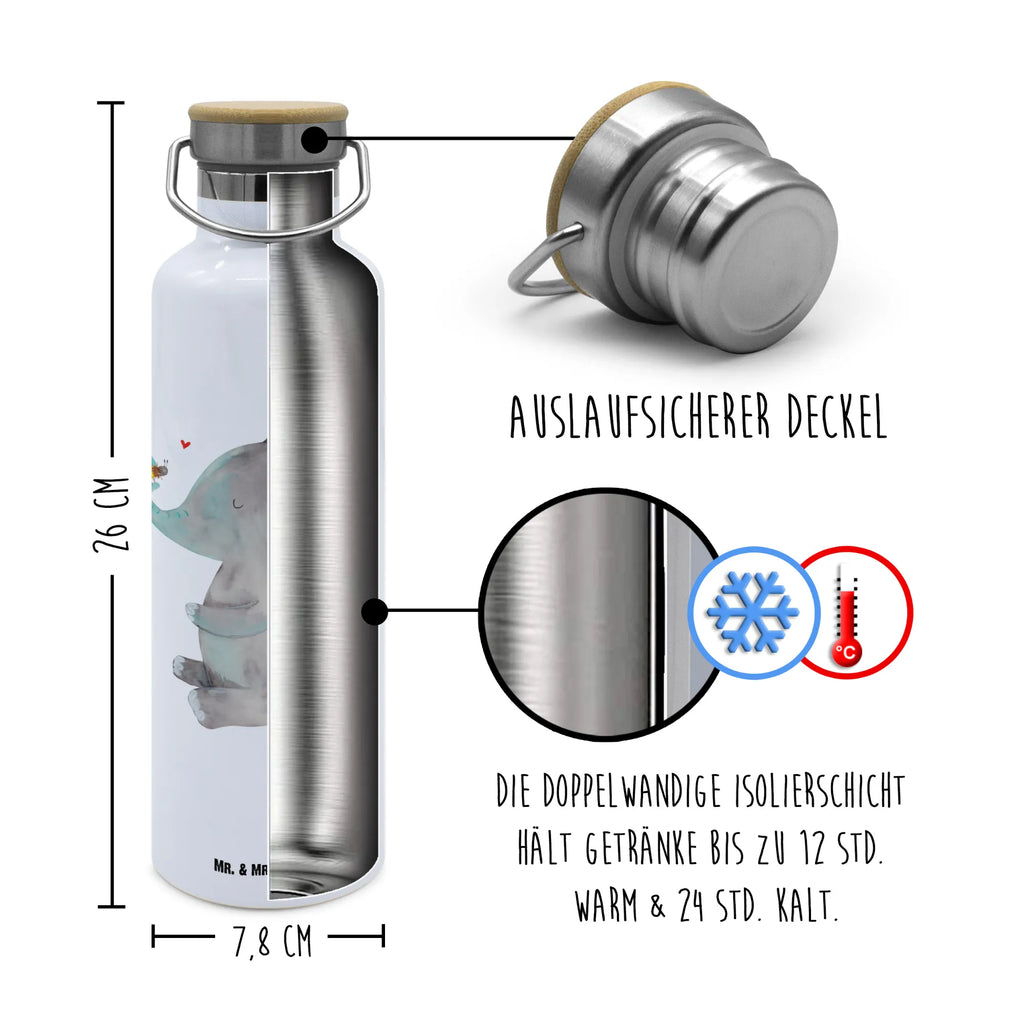 Trinkflasche Elefant Biene Thermosflasche, Isolierflasche, Edelstahl, Trinkflasche, isoliert, Wamrhaltefunktion, Sportflasche, Flasche zum Sport, Sportlerflasche, Tiermotive, Gute Laune, lustige Sprüche, Tiere, Elefant, Biene, Liebe, Liebesbeweis, Jahrestag, Liebesgeschenk, Heiratsantrag, Hochzeitsgeschenk, Liebesspruch