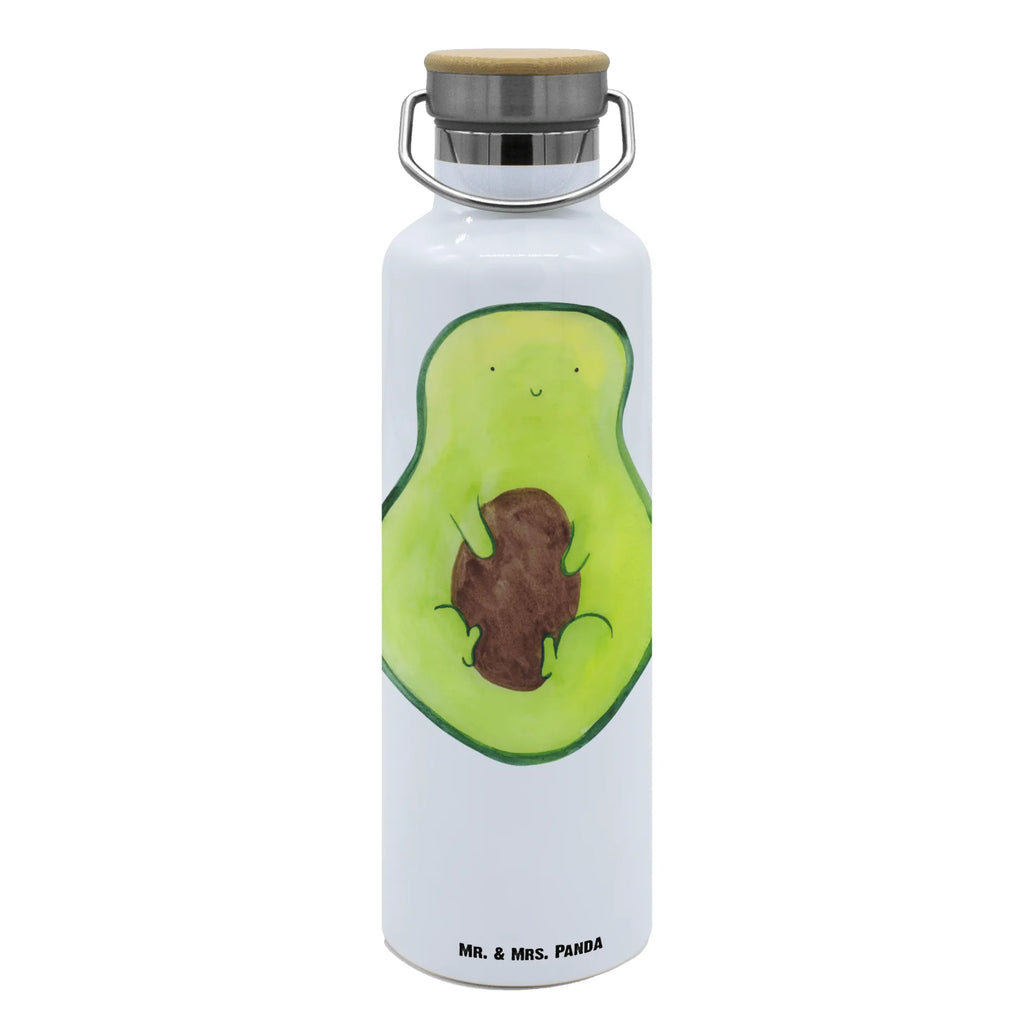 Trinkflasche Avocado Kern Thermosflasche, Isolierflasche, Edelstahl, Trinkflasche, isoliert, Wamrhaltefunktion, Sportflasche, Flasche zum Sport, Sportlerflasche, Avocado, Veggie, Vegan, Gesund, Avokado, Avocadokern, Kern, Pflanze, Spruch Leben