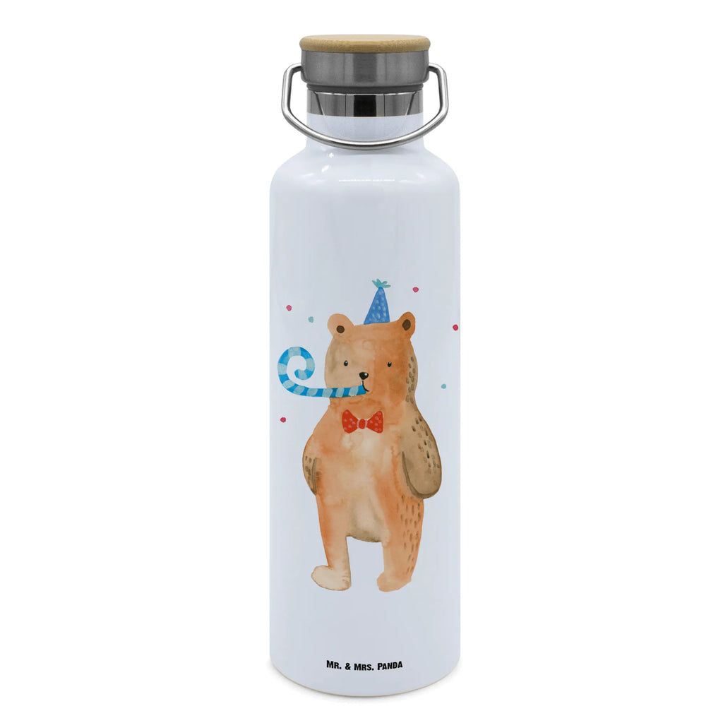 Trinkflasche Bär Geburtstag Thermosflasche, Isolierflasche, Edelstahl, Trinkflasche, isoliert, Wamrhaltefunktion, Sportflasche, Flasche zum Sport, Sportlerflasche, Bär, Teddy, Teddybär, Happy Birthday, Alles Gute, Glückwunsch, Geburtstag