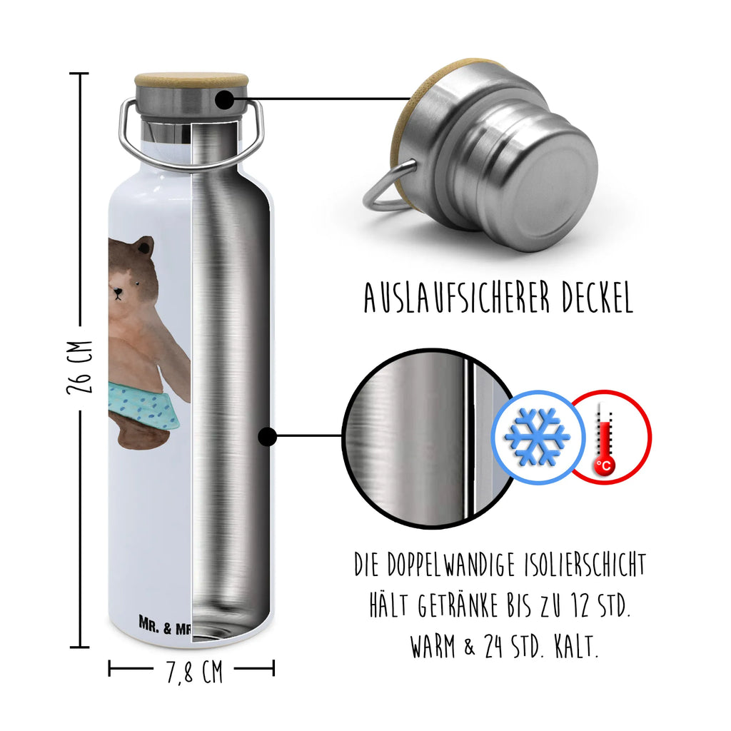 Trinkflasche Bär Freundin Thermosflasche, Isolierflasche, Edelstahl, Trinkflasche, isoliert, Wamrhaltefunktion, Sportflasche, Flasche zum Sport, Sportlerflasche, Bär, Teddy, Teddybär, Bär Freundin Beste Freund Liebe Liebesbeweis Verliebt Kumpel Kumpeliene