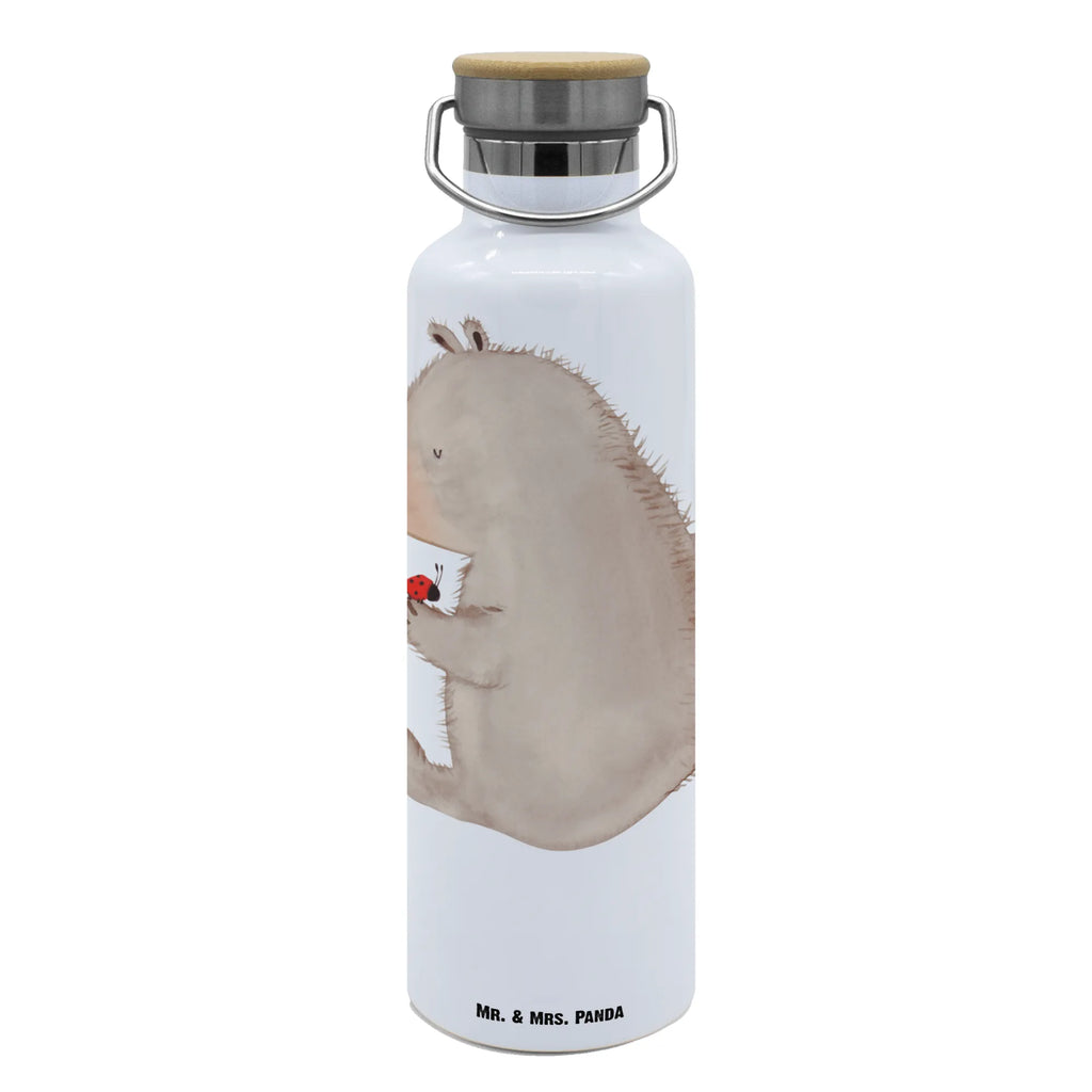 Trinkflasche Bär Marienkäfer Thermosflasche, Isolierflasche, Edelstahl, Trinkflasche, isoliert, Wamrhaltefunktion, Sportflasche, Flasche zum Sport, Sportlerflasche, Bär, Teddy, Teddybär, Marienkäfer, Liebe, Freiheit, Motivation, Das Leben ist schön