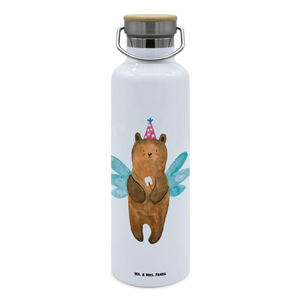 Trinkflasche Bär Zahnfee Thermosflasche, Isolierflasche, Edelstahl, Trinkflasche, isoliert, Wamrhaltefunktion, Sportflasche, Flasche zum Sport, Sportlerflasche, Bär, Teddy, Teddybär, Zahnfee, Fee, Milchzahn, Erster Zahn