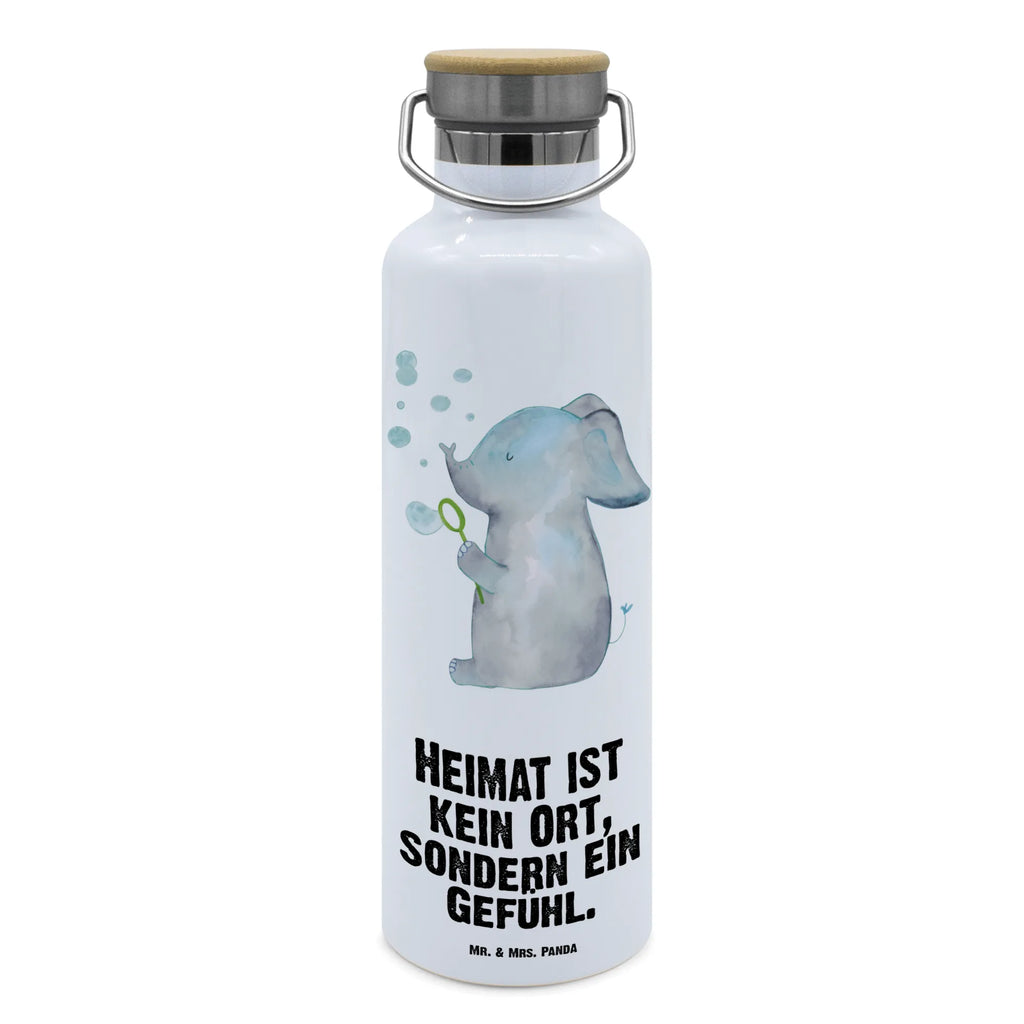 Trinkflasche Elefant Seifenblasen Thermosflasche, Isolierflasche, Edelstahl, Trinkflasche, isoliert, Wamrhaltefunktion, Sportflasche, Flasche zum Sport, Sportlerflasche, Tiermotive, Gute Laune, lustige Sprüche, Tiere, Elefant, Elefanten, Dickhäuter, Rüsseltier, Seifenblasen, Liebe, Heimat, Gefühl. Daheim, Liebesbeweis, Liebesspruch