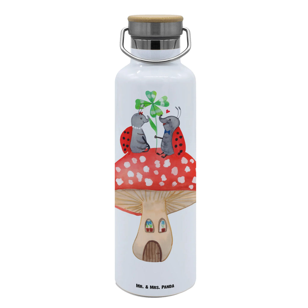 Trinkflasche Marienkäfer Fliegenpilz Thermosflasche, Isolierflasche, Edelstahl, Trinkflasche, isoliert, Wamrhaltefunktion, Sportflasche, Flasche zum Sport, Sportlerflasche, Tiermotive, Gute Laune, lustige Sprüche, Tiere, Haus, Wohnung, zuhause, Fliegenpilz, Marienkäfer, Fleigenpilzhaus