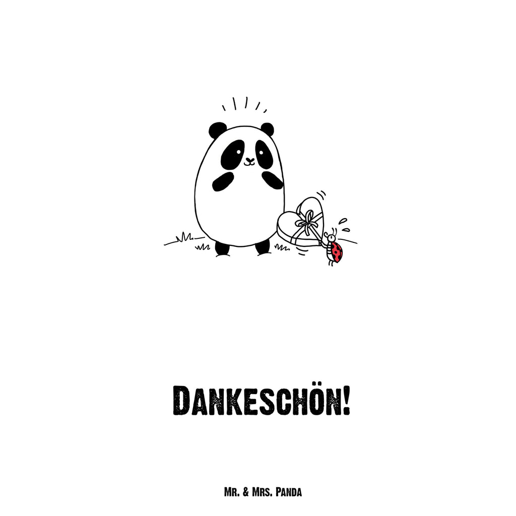 Trinkflasche Panda Dankeschön Thermosflasche, Isolierflasche, Edelstahl, Trinkflasche, isoliert, Wamrhaltefunktion, Sportflasche, Flasche zum Sport, Sportlerflasche