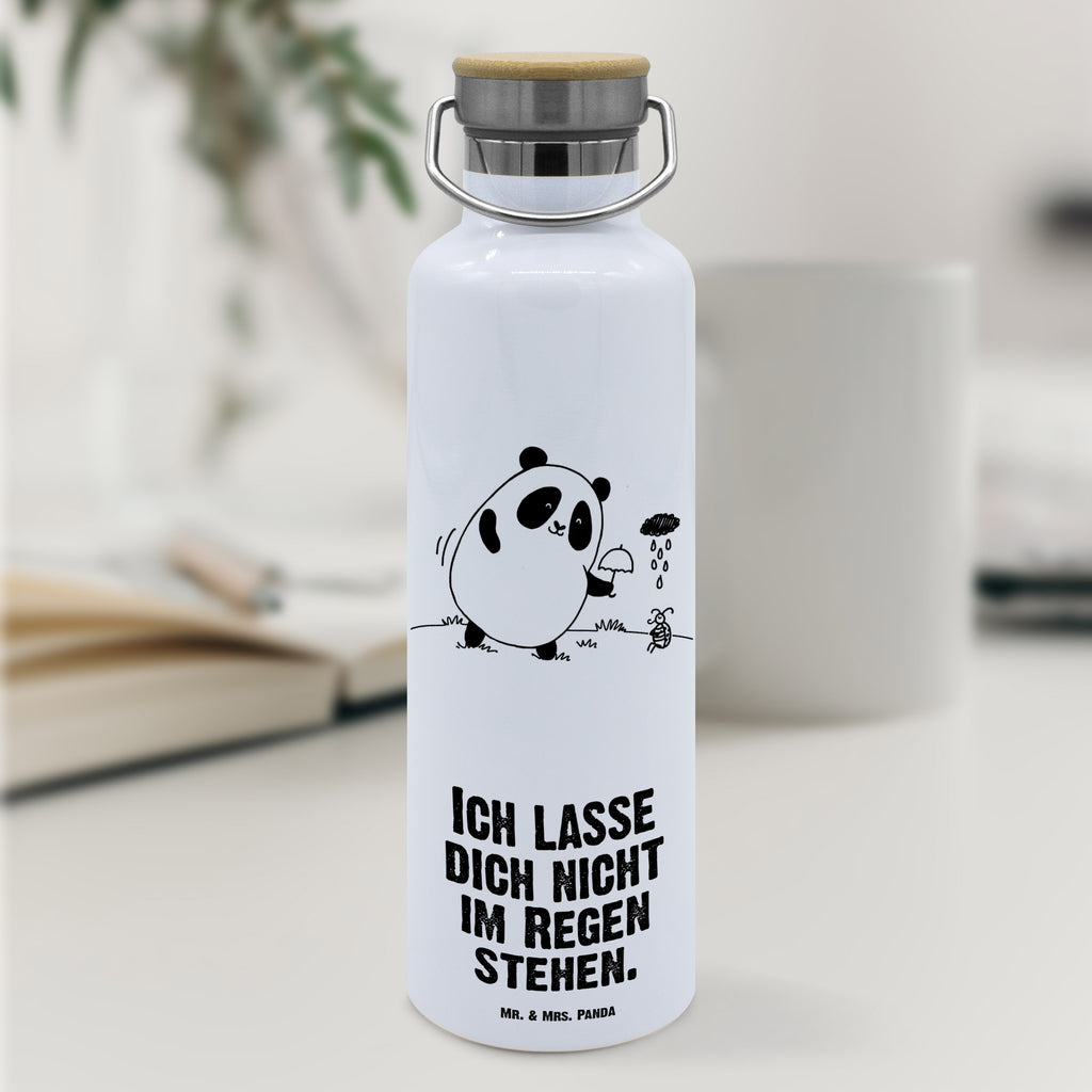 Trinkflasche Panda Zusammenhalt Thermosflasche, Isolierflasche, Edelstahl, Trinkflasche, isoliert, Wamrhaltefunktion, Sportflasche, Flasche zum Sport, Sportlerflasche