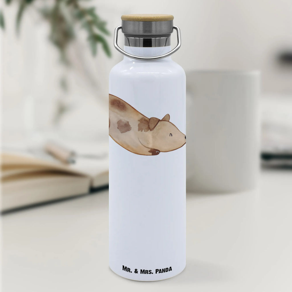 Trinkflasche Hund Marienkäfer Thermosflasche, Isolierflasche, Edelstahl, Trinkflasche, isoliert, Wamrhaltefunktion, Sportflasche, Flasche zum Sport, Sportlerflasche, Hund, Hundemotiv, Haustier, Hunderasse, Tierliebhaber, Hundebesitzer, Sprüche, Hunde, Hundespruch, Marienkäfer, Mischling, Mischlinghund