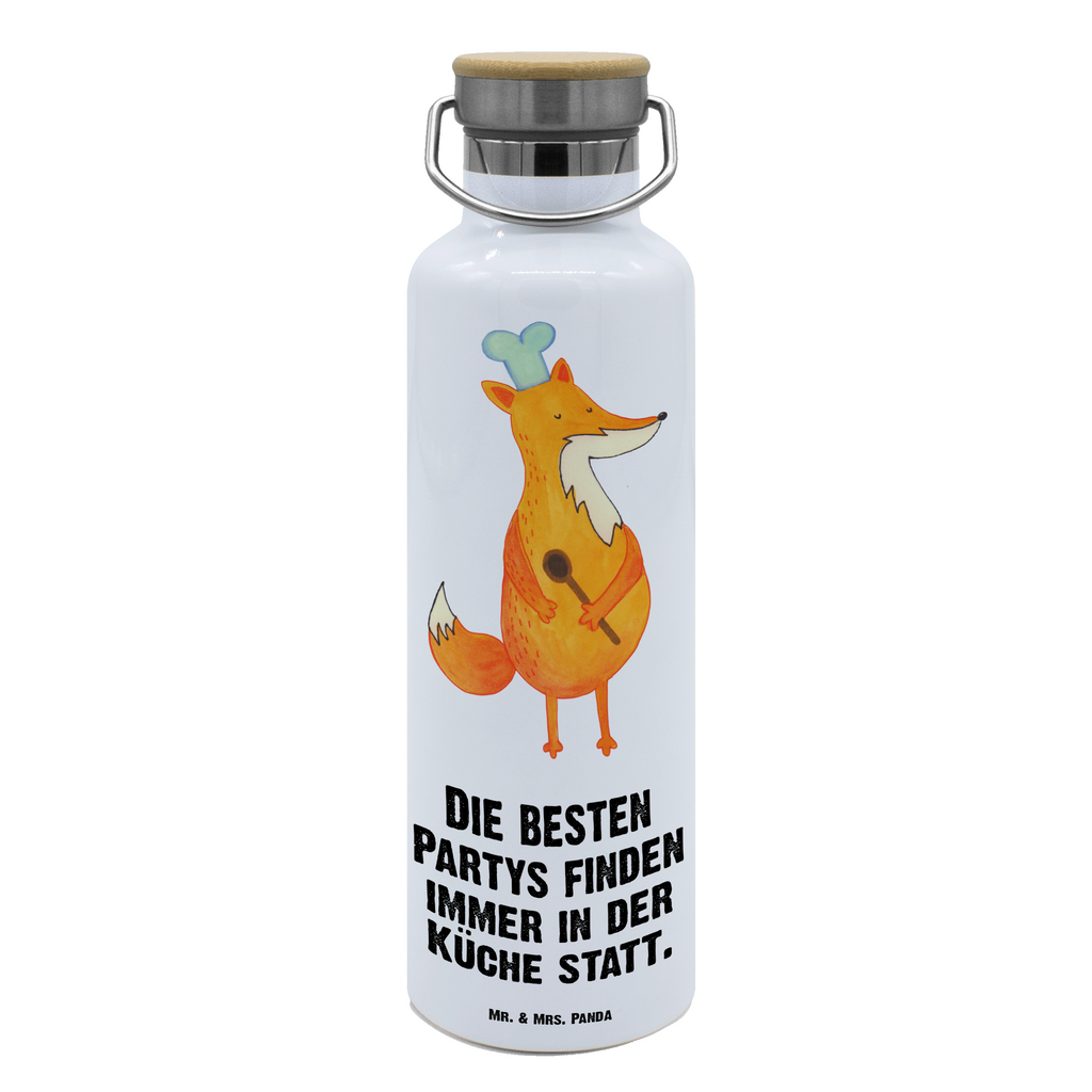 Trinkflasche Fuchs Koch Thermosflasche, Isolierflasche, Edelstahl, Trinkflasche, isoliert, Wamrhaltefunktion, Sportflasche, Flasche zum Sport, Sportlerflasche, Fuchs, Füchse, Koch Geschenk, Küche Spruch, Küche Deko, Köche, Bäcker, Party Spruch, Spruch lustig, witzig