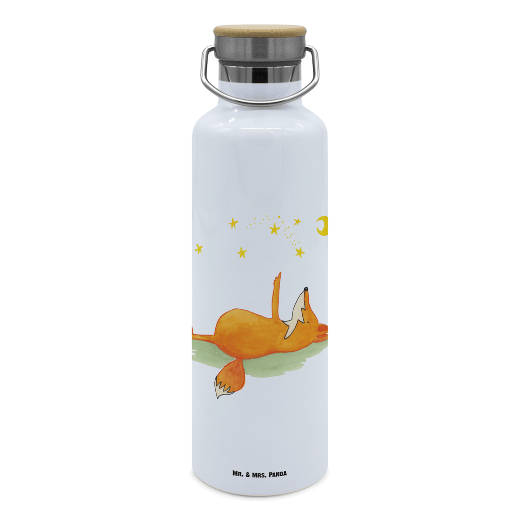 Trinkflasche Fuchs Sterne Thermosflasche, Isolierflasche, Edelstahl, Trinkflasche, isoliert, Wamrhaltefunktion, Sportflasche, Flasche zum Sport, Sportlerflasche, Fuchs, Füchse, tröstende Worte, Spruch positiv, Spruch schön, Romantik, Always Look on the Bright Side of Life