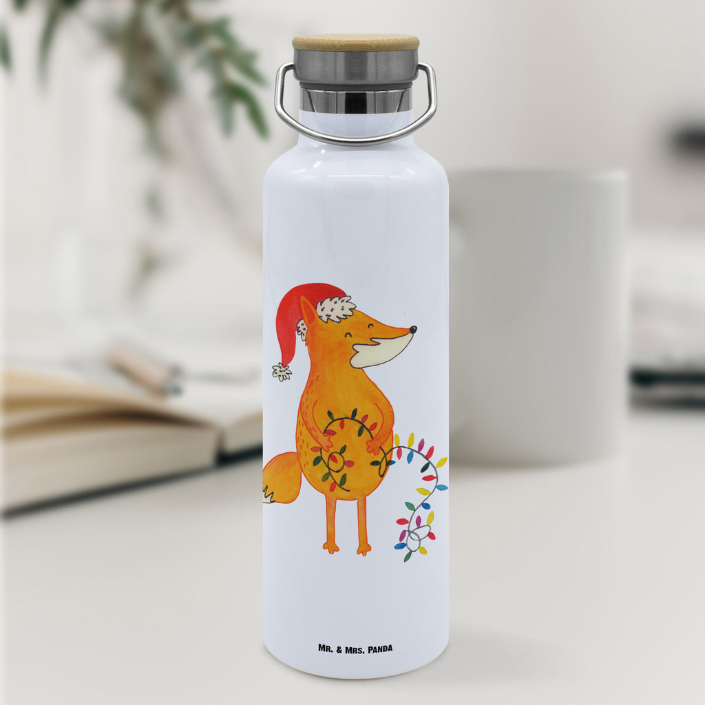 Trinkflasche Fuchs Weihnachten Thermosflasche, Isolierflasche, Edelstahl, Trinkflasche, isoliert, Wamrhaltefunktion, Sportflasche, Flasche zum Sport, Sportlerflasche, Winter, Weihnachten, Weihnachtsdeko, Nikolaus, Advent, Heiligabend, Wintermotiv, Fuchs, Füchse, Spruch schön, Geschenk Weihnachten, Weihnachtsmann, Weihnachtszeit