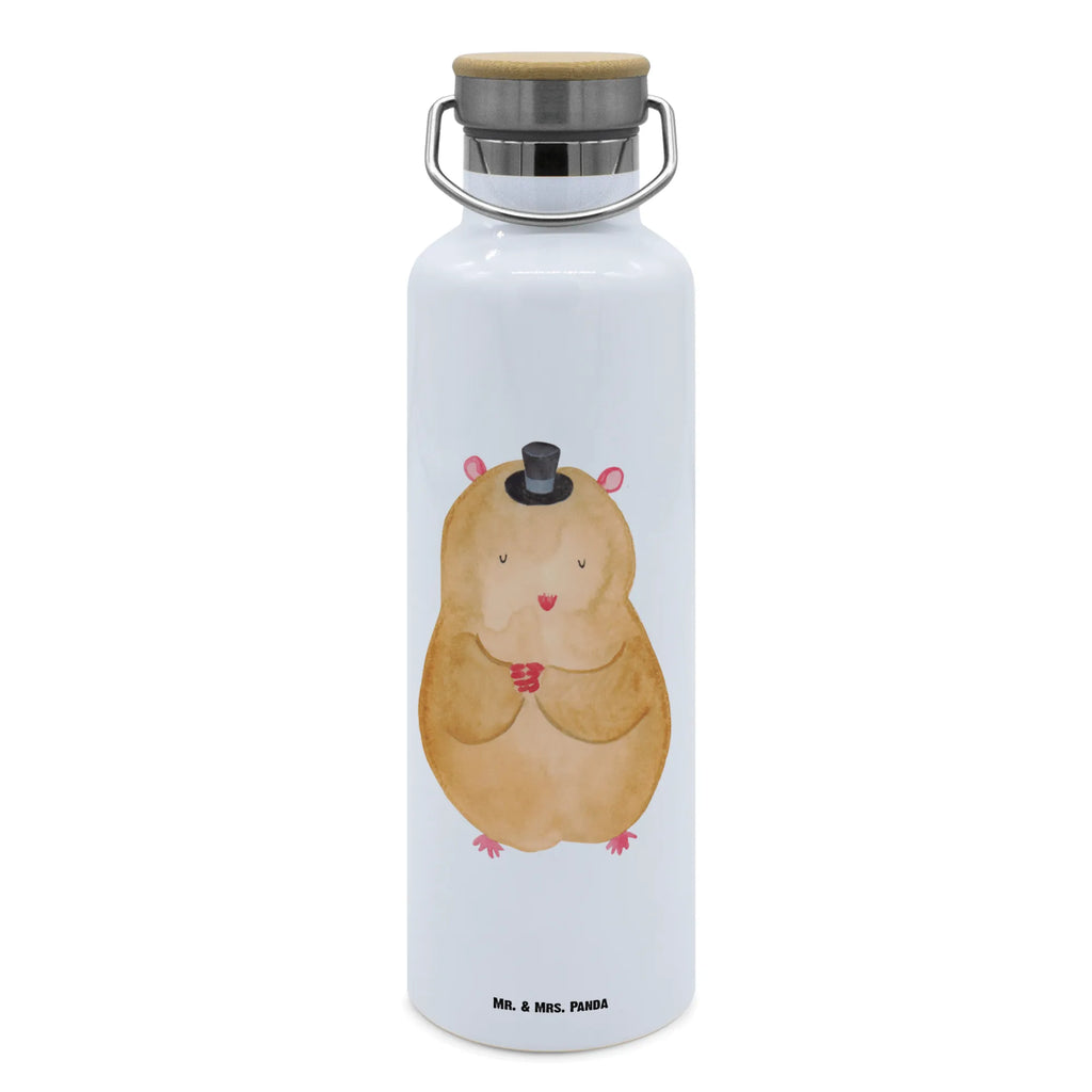 Trinkflasche Hamster Hut Thermosflasche, Isolierflasche, Edelstahl, Trinkflasche, isoliert, Wamrhaltefunktion, Sportflasche, Flasche zum Sport, Sportlerflasche, Tiermotive, Gute Laune, lustige Sprüche, Tiere, Hamster, Hut, Magier, Zylinder, Zwerghamster, Zauberer