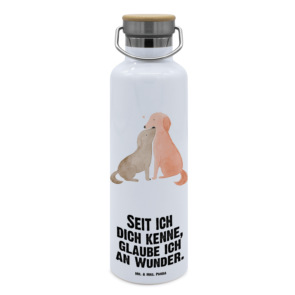 Trinkflasche Hunde Liebe Thermosflasche, Isolierflasche, Edelstahl, Trinkflasche, isoliert, Wamrhaltefunktion, Sportflasche, Flasche zum Sport, Sportlerflasche, Hund, Hundemotiv, Haustier, Hunderasse, Tierliebhaber, Hundebesitzer, Sprüche, Liebe, Hund. Hunde, Kuss, Vertrauen, Kuscheln, Herz