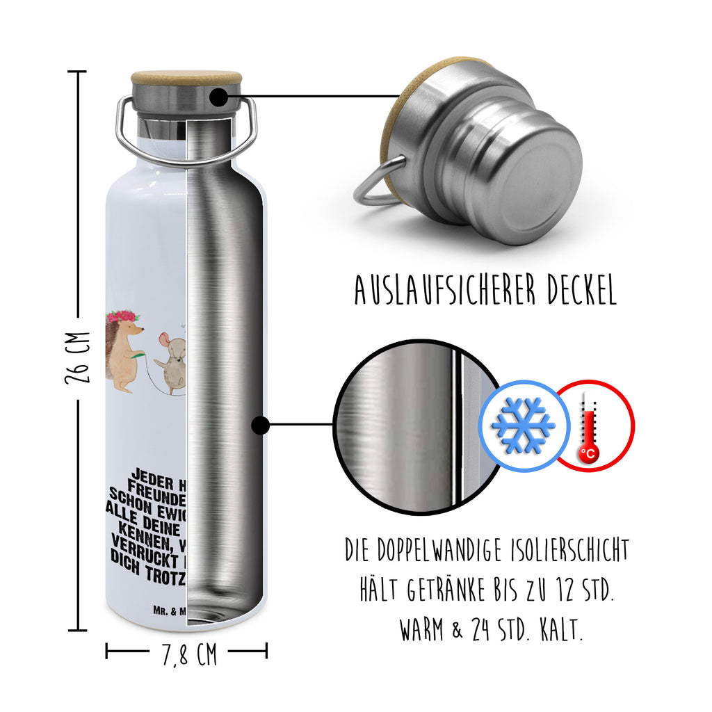 Trinkflasche Igel Seilhüpfen Thermosflasche, Isolierflasche, Edelstahl, Trinkflasche, isoliert, Wamrhaltefunktion, Sportflasche, Flasche zum Sport, Sportlerflasche, Tiermotive, Gute Laune, lustige Sprüche, Tiere, Igel, Maus, Seilspringen, Seilhüpfen, Kinder, Kindergarten