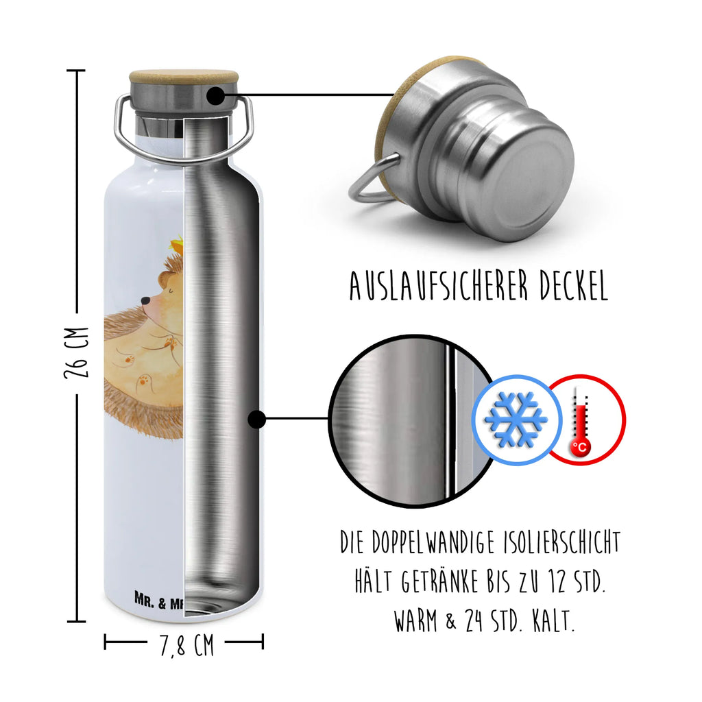 Trinkflasche Igel Beten Thermosflasche, Isolierflasche, Edelstahl, Trinkflasche, isoliert, Wamrhaltefunktion, Sportflasche, Flasche zum Sport, Sportlerflasche, Tiermotive, Gute Laune, lustige Sprüche, Tiere, Igel, Igel mit Hut, Sonnenhut, Gott, Amen, beten, Leben, Dankbarkeit, Dankbar sein, dankbar, genießen