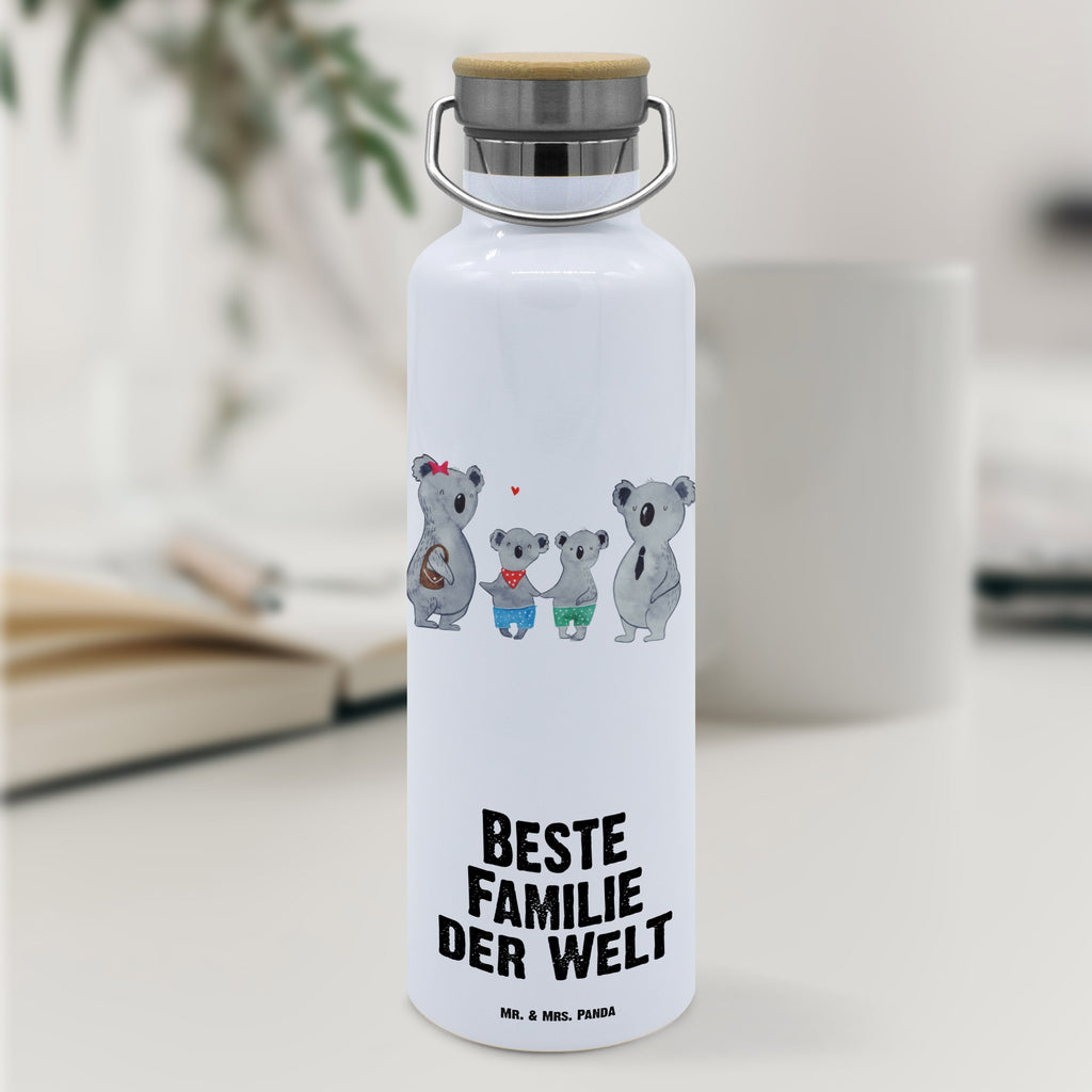 Trinkflasche Koala Familie zwei Thermosflasche, Isolierflasche, Edelstahl, Trinkflasche, isoliert, Wamrhaltefunktion, Sportflasche, Flasche zum Sport, Sportlerflasche, Familie, Vatertag, Muttertag, Bruder, Schwester, Mama, Papa, Oma, Opa, Koala, Koalabär, beste Familie, Familienzeit, Familienleben, Koalafamilie, Lieblingsfamilie