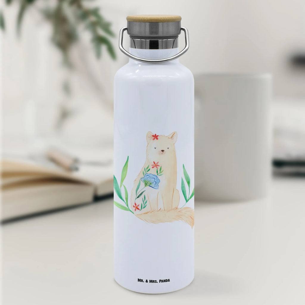 Trinkflasche Katze Blumen Thermosflasche, Isolierflasche, Edelstahl, Trinkflasche, isoliert, Wamrhaltefunktion, Sportflasche, Flasche zum Sport, Sportlerflasche, Katze, Katzenmotiv, Katzenfan, Katzendeko, Katzenfreund, Katzenliebhaber, Katzenprodukte, Katzenartikel, Katzenaccessoires, Katzensouvenirs, Katzenliebhaberprodukte, Katzenmotive, Selbstliebe, Selfcare, Motivation, Mutausbruch