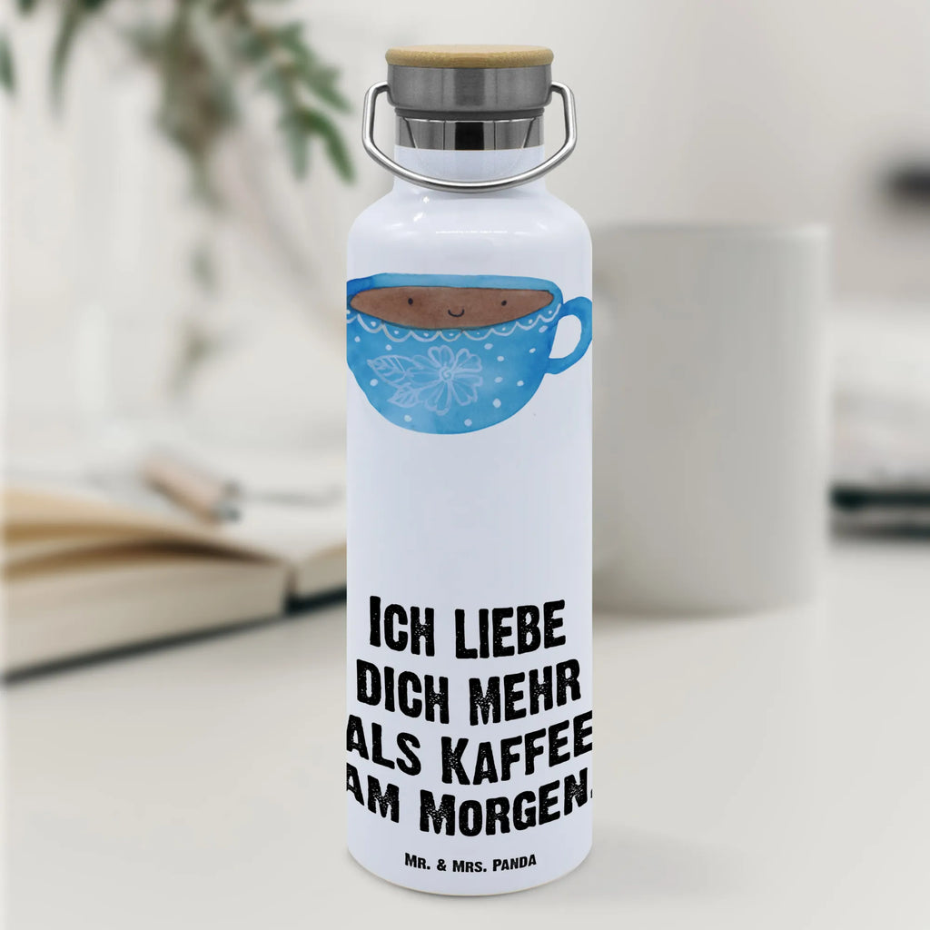 Trinkflasche Kaffee Tasse Thermosflasche, Isolierflasche, Edelstahl, Trinkflasche, isoliert, Wamrhaltefunktion, Sportflasche, Flasche zum Sport, Sportlerflasche, Tiermotive, Gute Laune, lustige Sprüche, Tiere, Kaffee, Tasse, Liebe, Geschmack, Genuss, Glücklich