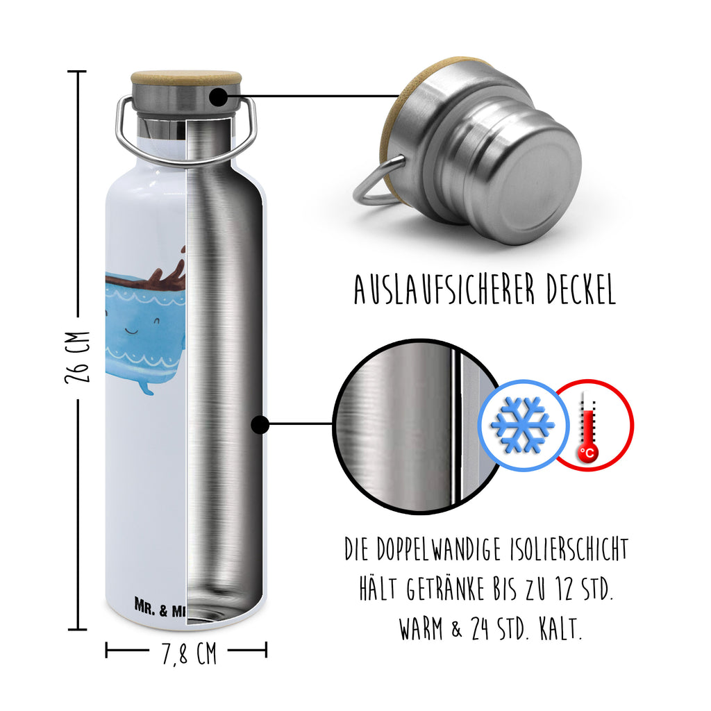 Trinkflasche Kaffee Bohne Thermosflasche, Isolierflasche, Edelstahl, Trinkflasche, isoliert, Wamrhaltefunktion, Sportflasche, Flasche zum Sport, Sportlerflasche, Tiermotive, Gute Laune, lustige Sprüche, Tiere, Kaffee, Kaffeebohne, Genuss, Zufriedenheit, Glück