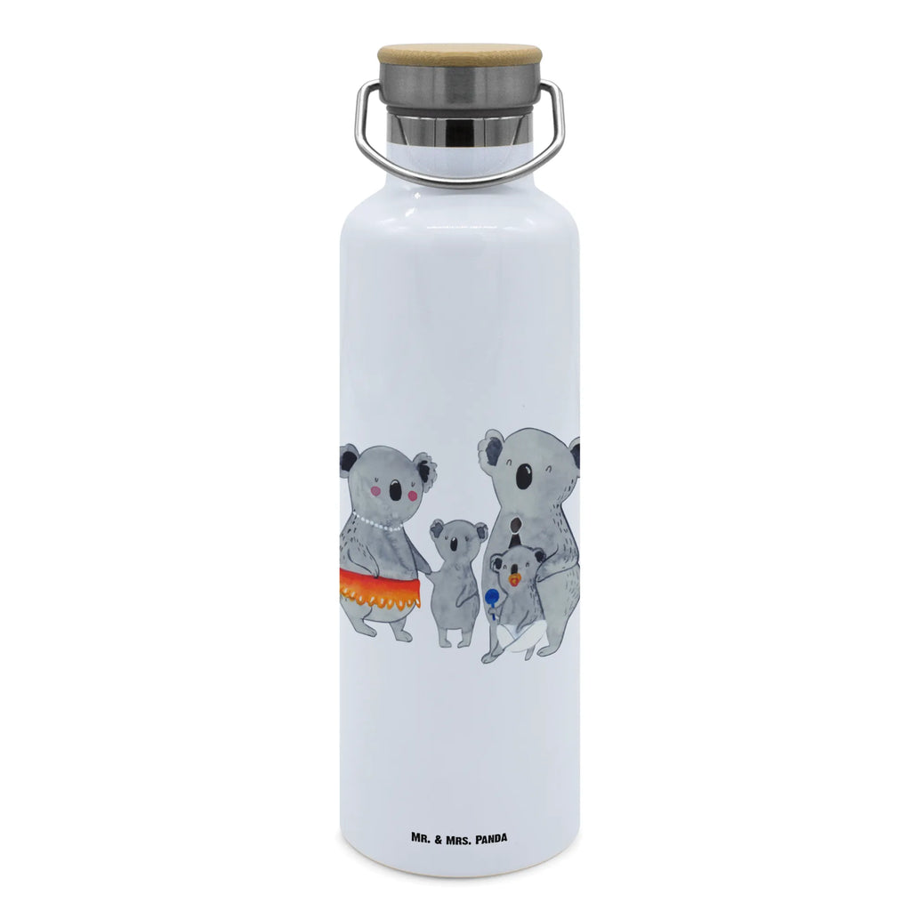 Trinkflasche Koala Familie Thermosflasche, Isolierflasche, Edelstahl, Trinkflasche, isoliert, Wamrhaltefunktion, Sportflasche, Flasche zum Sport, Sportlerflasche, Familie, Vatertag, Muttertag, Bruder, Schwester, Mama, Papa, Oma, Opa, Koala, Koalas, Family, Kinder, Geschwister, Familienleben