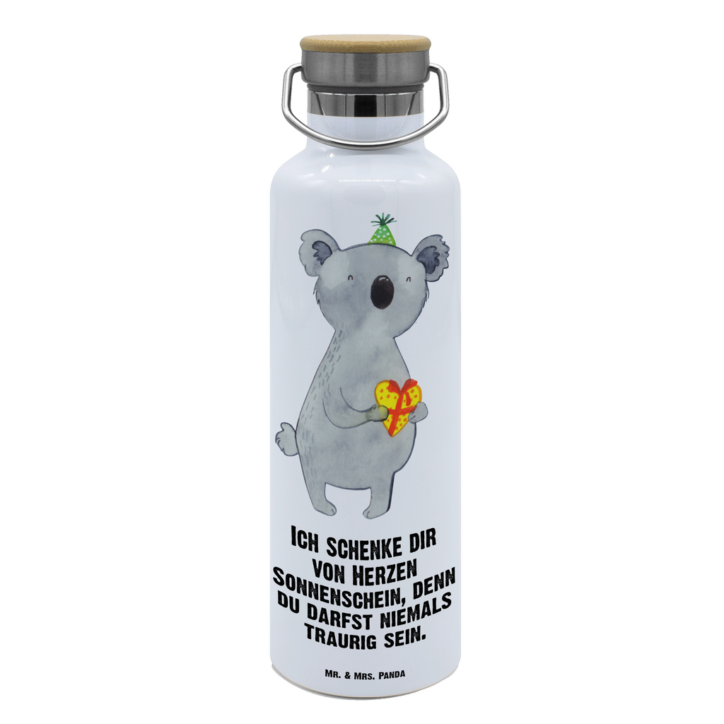 Trinkflasche Koala Geschenk Thermosflasche, Isolierflasche, Edelstahl, Trinkflasche, isoliert, Wamrhaltefunktion, Sportflasche, Flasche zum Sport, Sportlerflasche, Koala, Koalabär, Geschenk, Geburtstag, Party