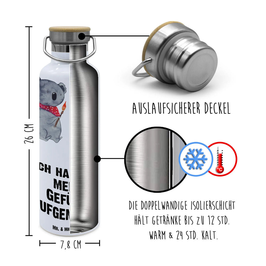 Trinkflasche Koala Künstler Thermosflasche, Isolierflasche, Edelstahl, Trinkflasche, isoliert, Wamrhaltefunktion, Sportflasche, Flasche zum Sport, Sportlerflasche, Koala, Koalabär, Liebe, Liebensbeweis, Liebesgeschenk, Gefühle, Künstler, zeichnen