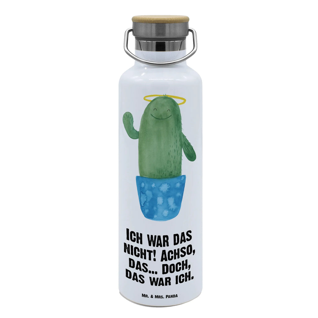 Trinkflasche Kaktus Heilig Thermosflasche, Isolierflasche, Edelstahl, Trinkflasche, isoliert, Wamrhaltefunktion, Sportflasche, Flasche zum Sport, Sportlerflasche, Kaktus, Kakteen, frech, lustig, Kind, Eltern, Familie, Bruder, Schwester, Schwestern, Freundin, Heiligenschein