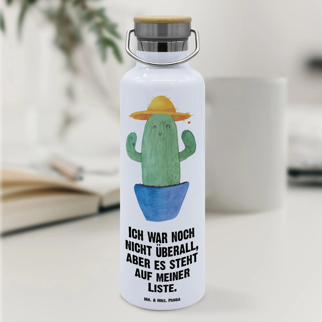 Trinkflasche Kaktus Hut Thermosflasche, Isolierflasche, Edelstahl, Trinkflasche, isoliert, Wamrhaltefunktion, Sportflasche, Flasche zum Sport, Sportlerflasche, Kaktus, Kakteen, Reisen, Weltreise, Weltenbummler, Reisetagebuch, Städtetrip, Kaktusliebe, Geschenkidee, Spruch, Motivation