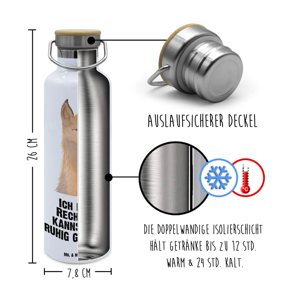 Trinkflasche Lamakopf Genervt Thermosflasche, Isolierflasche, Edelstahl, Trinkflasche, isoliert, Wamrhaltefunktion, Sportflasche, Flasche zum Sport, Sportlerflasche, Lama, Alpaka, Lamas, Recht haben, genervt sein, Freundin, beste Freundin, Partnerin, Büro, Büroalltag, Chef, Chefin, Azubi