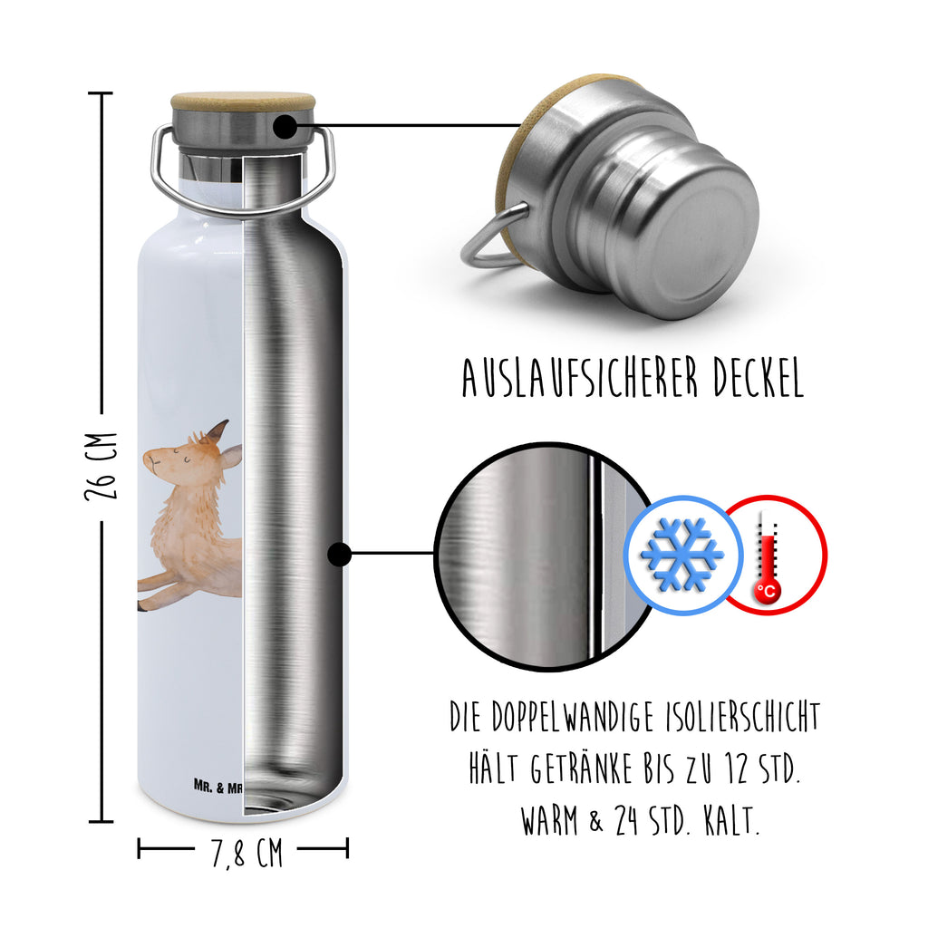 Trinkflasche Lama Springen Thermosflasche, Isolierflasche, Edelstahl, Trinkflasche, isoliert, Wamrhaltefunktion, Sportflasche, Flasche zum Sport, Sportlerflasche, Lama, Alpaka, Lamas, Lieblingstag, Happy day, fröhlich, Glück, Freundin, Liebeskummer, Neustart, guten Morgen, Start, Prüfung, Abitur