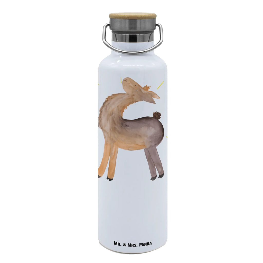 Trinkflasche Lama Stolz Thermosflasche, Isolierflasche, Edelstahl, Trinkflasche, isoliert, Wamrhaltefunktion, Sportflasche, Flasche zum Sport, Sportlerflasche, Lama, Alpaka, Lamas, Außenseiter, Anders, Neustart, stolz, Hippie, Freundin, Freundinnen, beste Freundin, Kumpel, Familie, Family