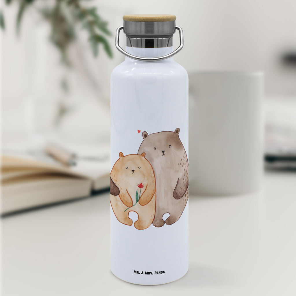 Trinkflasche Bären Liebe Thermosflasche, Isolierflasche, Edelstahl, Trinkflasche, isoliert, Wamrhaltefunktion, Sportflasche, Flasche zum Sport, Sportlerflasche, Liebe, Partner, Freund, Freundin, Ehemann, Ehefrau, Heiraten, Verlobung, Heiratsantrag, Liebesgeschenk, Jahrestag, Hocheitstag, Verliebt, Verlobt, Verheiratet, Geschenk Freundin, Geschenk Freund, Liebesbeweis, Hochzeitstag, Geschenk Hochzeit, Bären, Bärchen, Bär