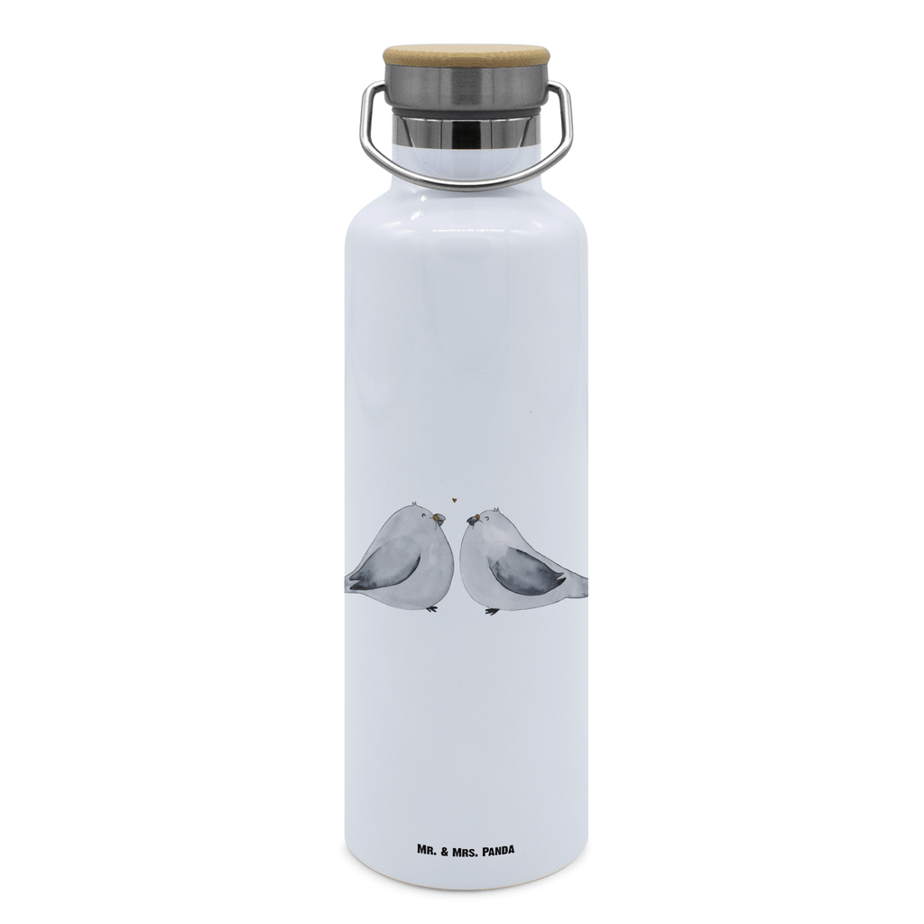 Trinkflasche Turteltauben Liebe Thermosflasche, Isolierflasche, Edelstahl, Trinkflasche, isoliert, Wamrhaltefunktion, Sportflasche, Flasche zum Sport, Sportlerflasche, Liebe, Partner, Freund, Freundin, Ehemann, Ehefrau, Heiraten, Verlobung, Heiratsantrag, Liebesgeschenk, Jahrestag, Hocheitstag, Turteltauben, Turteltäubchen, Tauben, Verliebt, Verlobt, Verheiratet, Geschenk Freundin, Geschenk Freund, Liebesbeweis, Hochzeitstag, Geschenk Hochzeit