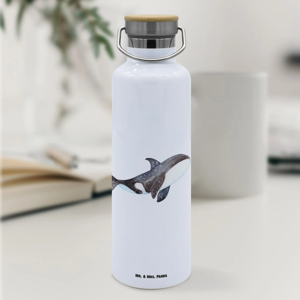 Trinkflasche Orca Thermosflasche, Isolierflasche, Edelstahl, Trinkflasche, isoliert, Wamrhaltefunktion, Sportflasche, Flasche zum Sport, Sportlerflasche, Meerestiere, Meer, Urlaub, Orca, Orcas, Killerwal, Wal, Möglichkeiten, Büro, Arbeit, Motivation, Selbstliebe, Neustart, Startup