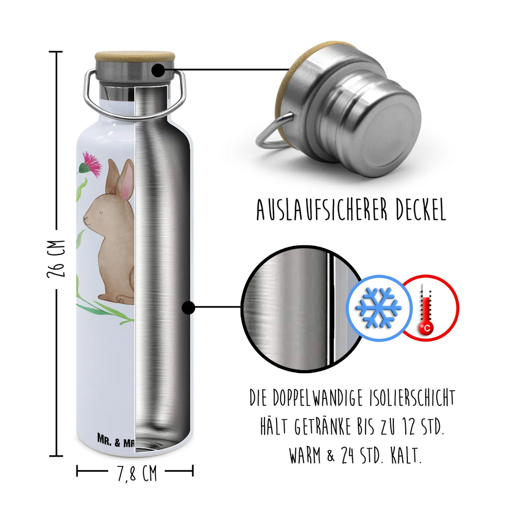 Trinkflasche Hase Sitzen Thermosflasche, Isolierflasche, Edelstahl, Trinkflasche, isoliert, Wamrhaltefunktion, Sportflasche, Flasche zum Sport, Sportlerflasche, Ostern, Osterhase, Ostergeschenke, Osternest, Osterdeko, Geschenke zu Ostern, Ostern Geschenk, Ostergeschenke Kinder, Ostern Kinder, Frohe Ostern, Ostergrüße, Osterblume, Liebe, Grüße, Hase, Kaninchen