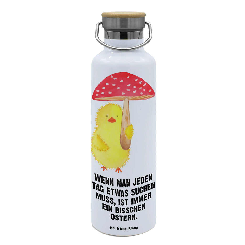 Trinkflasche Küken Fliegenpilz Thermosflasche, Isolierflasche, Edelstahl, Trinkflasche, isoliert, Wamrhaltefunktion, Sportflasche, Flasche zum Sport, Sportlerflasche, Ostern, Osterhase, Ostergeschenke, Osternest, Osterdeko, Geschenke zu Ostern, Ostern Geschenk, Ostergeschenke Kinder, Ostern Kinder, Küken, Fliegenpilz, Glückspilz, Frohe Ostern, Ostergrüße