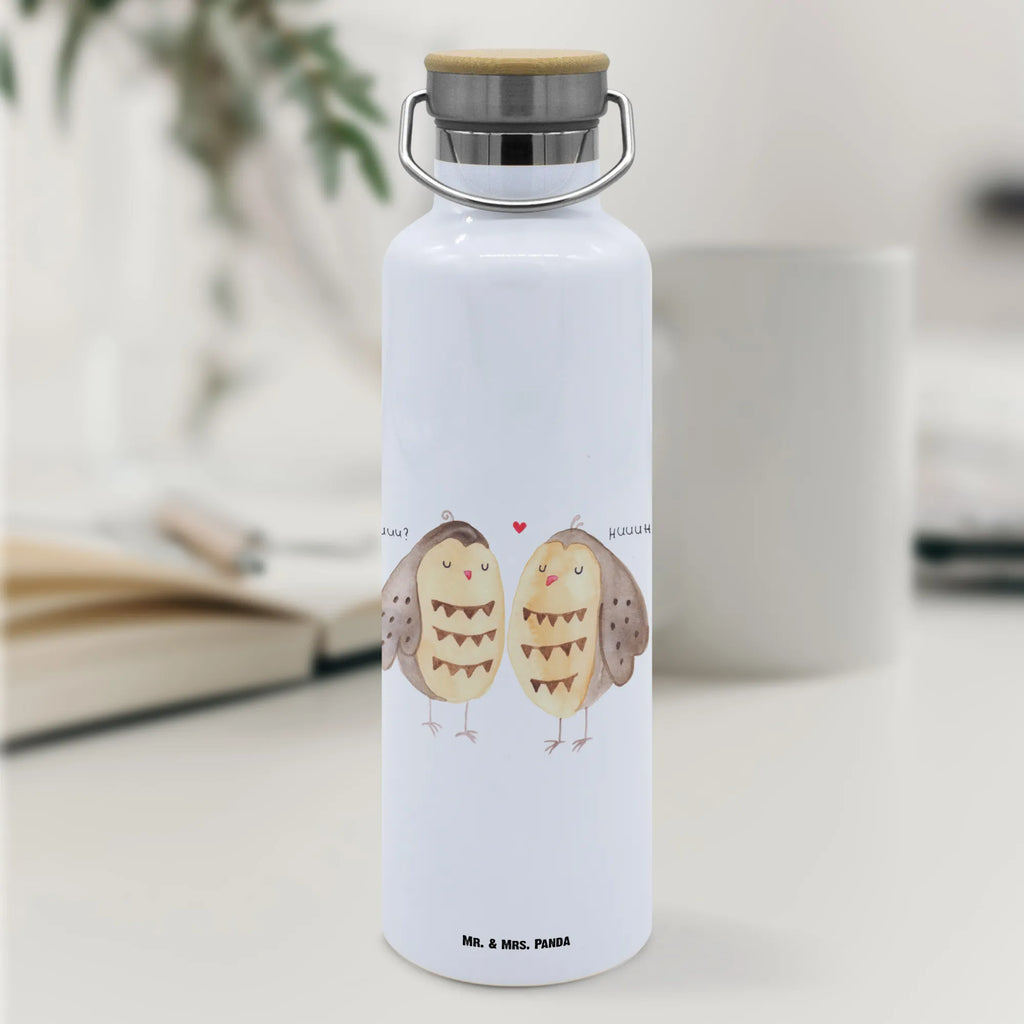 Trinkflasche Eulen Liebe Thermosflasche, Isolierflasche, Edelstahl, Trinkflasche, isoliert, Wamrhaltefunktion, Sportflasche, Flasche zum Sport, Sportlerflasche, Eule, Eule Deko, Liebe, Hochzeit Spruch, Owl, All you need is love, Liebe Spruch, Freundin Geschenk, Freund, Wortspiel lustig