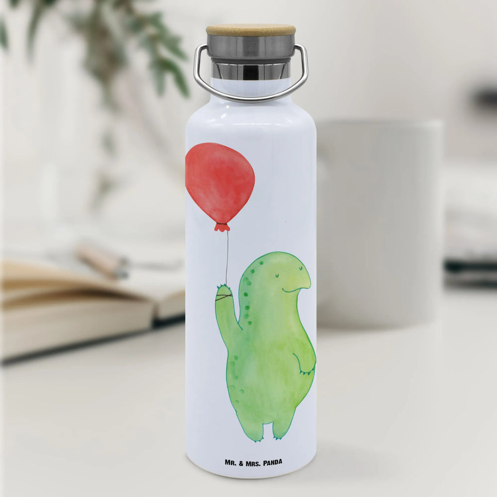 Trinkflasche Schildkröte Luftballon Thermosflasche, Isolierflasche, Edelstahl, Trinkflasche, isoliert, Wamrhaltefunktion, Sportflasche, Flasche zum Sport, Sportlerflasche, Schildkröte, Schildkröten, Mutausbruch, Motivation, Motivationsspruch