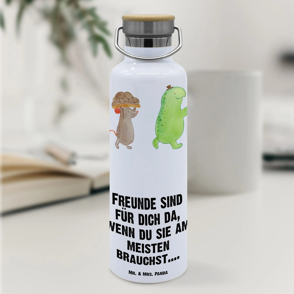 Trinkflasche Schildkröte Maus Thermosflasche, Isolierflasche, Edelstahl, Trinkflasche, isoliert, Wamrhaltefunktion, Sportflasche, Flasche zum Sport, Sportlerflasche, Schildkröte, Maus, Freunde, Freundinnen, beste Freunde, beste Freundinnen