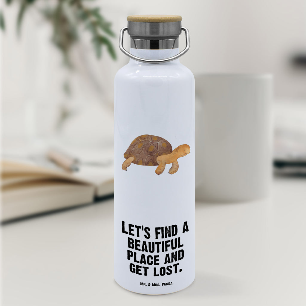 Trinkflasche Schildkröte Marschieren Thermosflasche, Isolierflasche, Edelstahl, Trinkflasche, isoliert, Wamrhaltefunktion, Sportflasche, Flasche zum Sport, Sportlerflasche, Meerestiere, Meer, Urlaub, Schildkröte, Schildkröten, get lost, Abenteuer, Reiselust, Inspiration, Neustart, Motivation, Lieblingsmensch