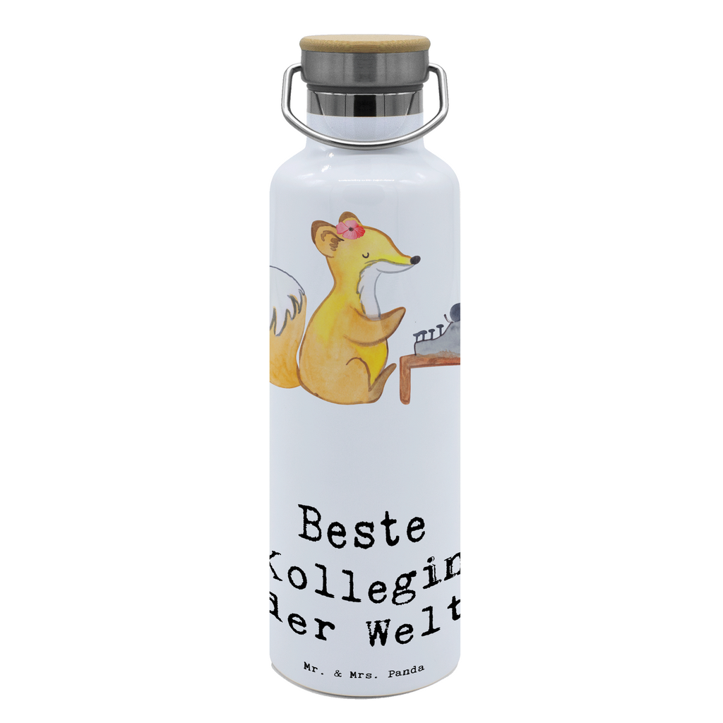 Trinkflasche Fuchs Beste Kollegin der Welt Thermosflasche, Isolierflasche, Edelstahl, Trinkflasche, isoliert, Wamrhaltefunktion, Sportflasche, Flasche zum Sport, Sportlerflasche, für, Dankeschön, Geschenk, Schenken, Geburtstag, Geburtstagsgeschenk, Geschenkidee, Danke, Bedanken, Mitbringsel, Freude machen, Geschenktipp, Arbeitskollegin, Kollegin, Freundin, Büro, Abschiedsgeschenk, Ruhestand, Arbeit, Mitarbeiterin, Berufsgenossin, Beruf