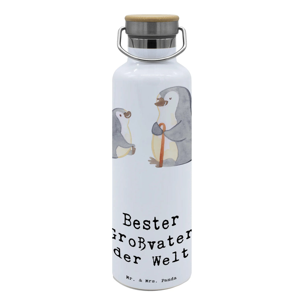 Trinkflasche Pinguin Bester Großvater der Welt Thermosflasche, Isolierflasche, Edelstahl, Trinkflasche, isoliert, Wamrhaltefunktion, Sportflasche, Flasche zum Sport, Sportlerflasche, für, Dankeschön, Geschenk, Schenken, Geburtstag, Geburtstagsgeschenk, Geschenkidee, Danke, Bedanken, Mitbringsel, Freude machen, Geschenktipp, Großvater, Grossvater, Opa, Opi. Großpapa, Großeltern, enkel, Enkelin, Enkelkind, Kleinigkeit, Oppa, Oppi, Bester