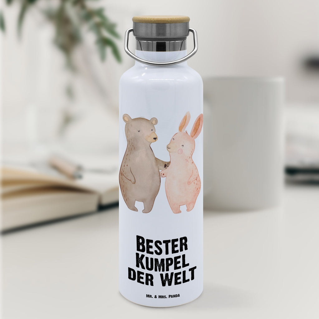 Trinkflasche Hase Bester Kumpel der Welt Thermosflasche, Isolierflasche, Edelstahl, Trinkflasche, isoliert, Wamrhaltefunktion, Sportflasche, Flasche zum Sport, Sportlerflasche, für, Dankeschön, Geschenk, Schenken, Geburtstag, Geburtstagsgeschenk, Geschenkidee, Danke, Bedanken, Mitbringsel, Freude machen, Geschenktipp, Kumpel, Kumpane, bester Freund, Bro, Buddy, Kollege, best friends, Freundschaft, Liebster, Bester