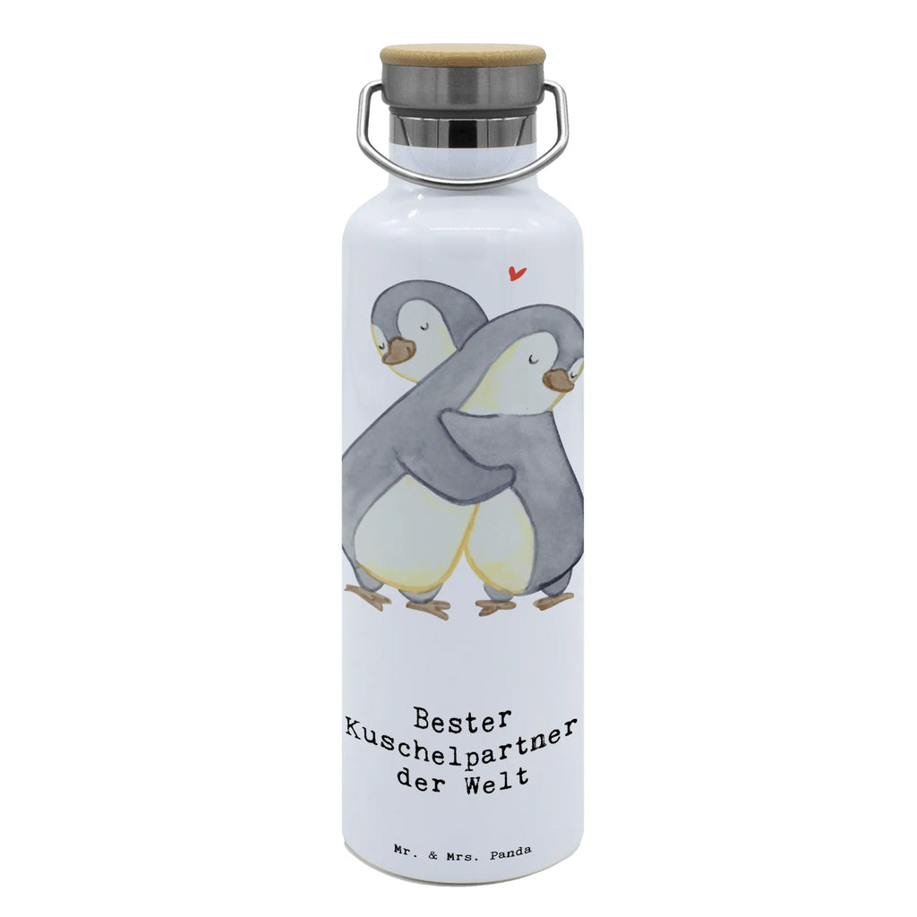 Trinkflasche Pinguin Bester Kuschelpartner der Welt Thermosflasche, Isolierflasche, Edelstahl, Trinkflasche, isoliert, Wamrhaltefunktion, Sportflasche, Flasche zum Sport, Sportlerflasche, für, Dankeschön, Geschenk, Schenken, Geburtstag, Geburtstagsgeschenk, Geschenkidee, Danke, Bedanken, Mitbringsel, Freude machen, Geschenktipp, Kuschelpartner, Lebenspartner, Ehepartner, Partner, Ehemann, Ehefrau, Kuscheln, Bett, Liebe, Freund, Freundin, Hochzeitstag, verliebt