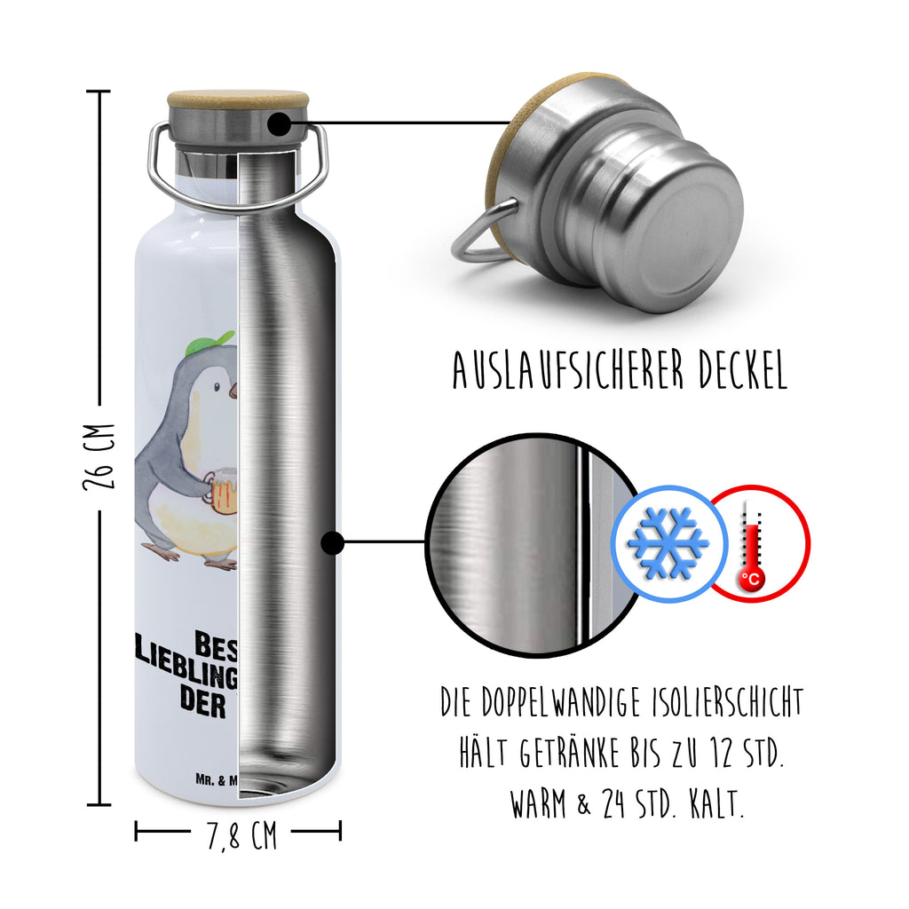 Trinkflasche Pinguin Bester Lieblingsfreund der Welt Thermosflasche, Isolierflasche, Edelstahl, Trinkflasche, isoliert, Wamrhaltefunktion, Sportflasche, Flasche zum Sport, Sportlerflasche, für, Dankeschön, Geschenk, Schenken, Geburtstag, Geburtstagsgeschenk, Geschenkidee, Danke, Bedanken, Mitbringsel, Freude machen, Geschenktipp, Lieblingsfreund, Freund, Partner, Lieblingsmensch, Lieblings Mensch, Liebling, Bae, bester Freund, Liebe, Herz, Love