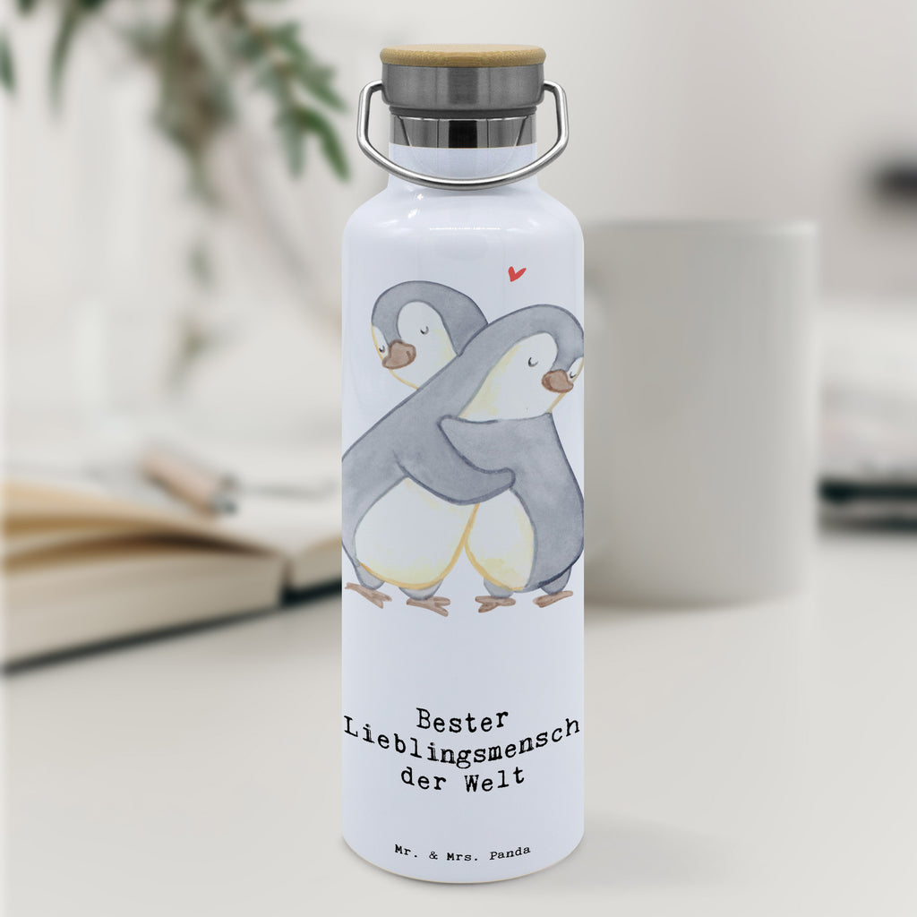 Trinkflasche Pinguin Bester Lieblingsmensch der Welt Thermosflasche, Isolierflasche, Edelstahl, Trinkflasche, isoliert, Wamrhaltefunktion, Sportflasche, Flasche zum Sport, Sportlerflasche, für, Dankeschön, Geschenk, Schenken, Geburtstag, Geburtstagsgeschenk, Geschenkidee, Danke, Bedanken, Mitbringsel, Freude machen, Geschenktipp, Lieblingsmensch, Lieblings Mensch, Liebling, Partner, Bae, beste Freundin, Freund, Liebe, Herz, Love, Mama, Papa, Familie