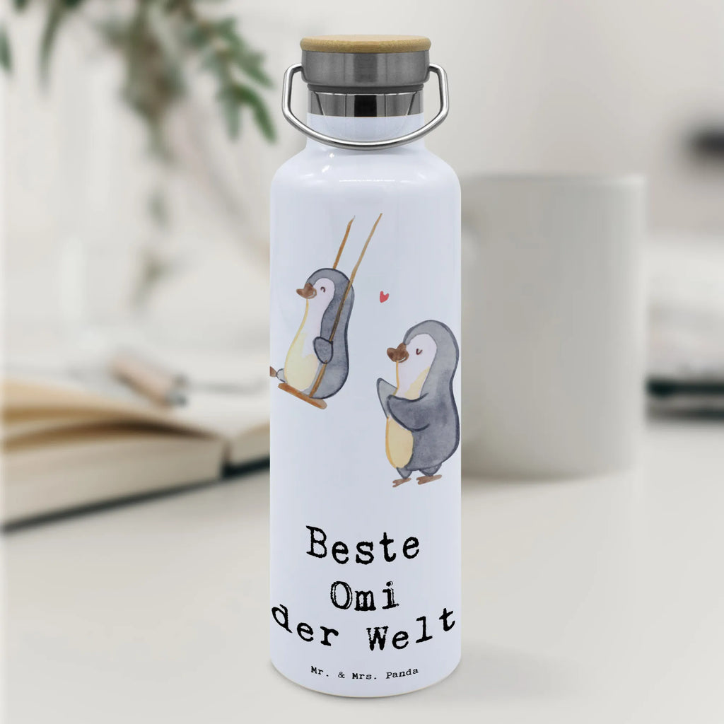 Trinkflasche Pinguin Beste Omi der Welt Thermosflasche, Isolierflasche, Edelstahl, Trinkflasche, isoliert, Wamrhaltefunktion, Sportflasche, Flasche zum Sport, Sportlerflasche, für, Dankeschön, Geschenk, Schenken, Geburtstag, Geburtstagsgeschenk, Geschenkidee, Danke, Bedanken, Mitbringsel, Freude machen, Geschenktipp, Großmutter, Oma, Omi, Großpapa, Großmama, Enkel, Enkelin, Enkelkind, Kleinigkeit, Ommi, Omma, Bester