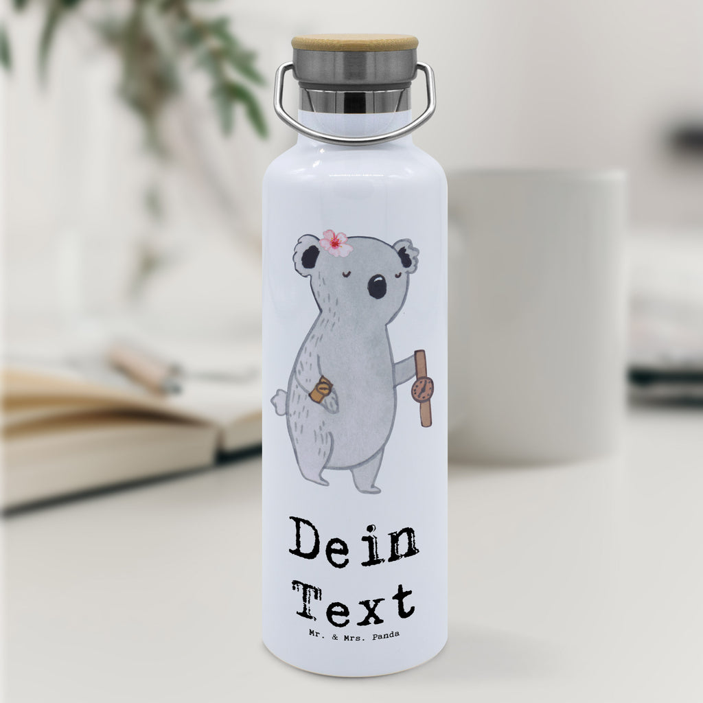 Personalisierte Trinkflasche Uhrmacherin mit Herz Personalisierte Trinkflasche, Trinkflasche mit Namen, Trinkflasche bedrucken, Flasche personalisiert, Trinkflasch mit Aufdruck, Trinkflasche Werbegeschenk, Namensaufdruck Trinkflasche, Sportflasche personalisiert, Trinkflasche Sport, Beruf, Ausbildung, Jubiläum, Abschied, Rente, Kollege, Kollegin, Geschenk, Schenken, Arbeitskollege, Mitarbeiter, Firma, Danke, Dankeschön