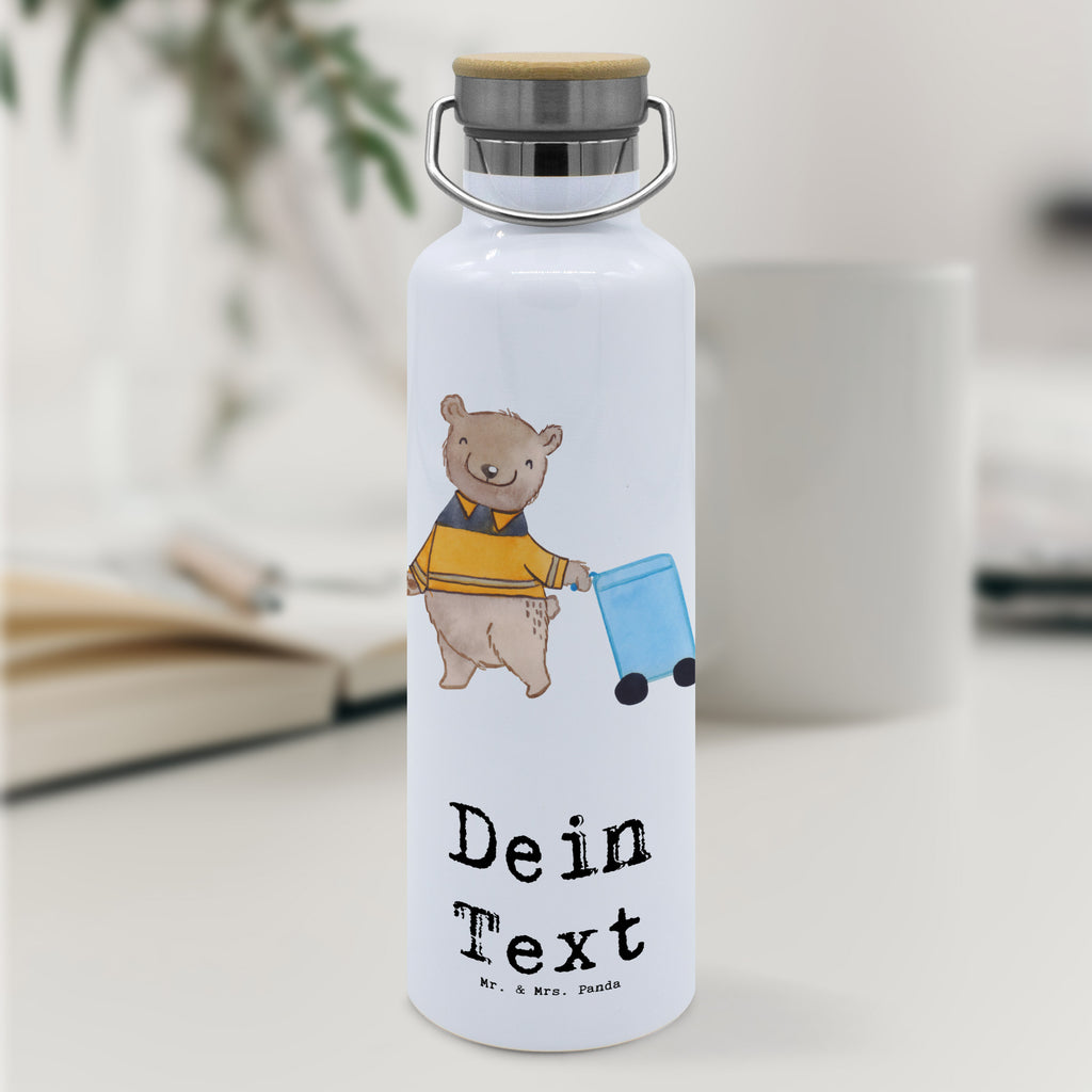 Personalisierte Trinkflasche Müllwerker mit Herz Personalisierte Trinkflasche, Trinkflasche mit Namen, Trinkflasche bedrucken, Flasche personalisiert, Trinkflasch mit Aufdruck, Trinkflasche Werbegeschenk, Namensaufdruck Trinkflasche, Sportflasche personalisiert, Trinkflasche Sport, Beruf, Ausbildung, Jubiläum, Abschied, Rente, Kollege, Kollegin, Geschenk, Schenken, Arbeitskollege, Mitarbeiter, Firma, Danke, Dankeschön, Müllwerker, Fachkraft Kreislauf- und Abfallwirtschaft, Müllentsorger, Kehrichtmann, Müllmann, Müllfahrer