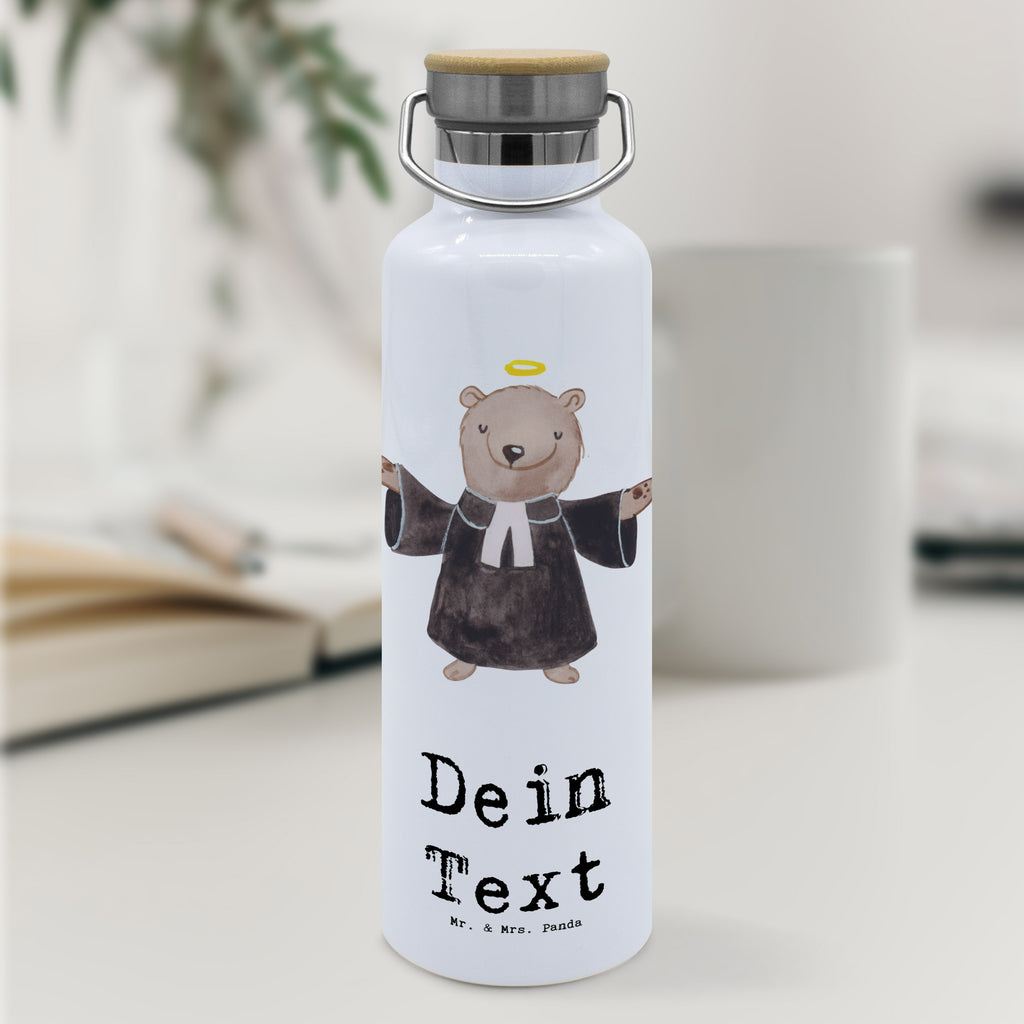 Personalisierte Trinkflasche Pfarrer mit Herz Personalisierte Trinkflasche, Trinkflasche mit Namen, Trinkflasche bedrucken, Flasche personalisiert, Trinkflasch mit Aufdruck, Trinkflasche Werbegeschenk, Namensaufdruck Trinkflasche, Sportflasche personalisiert, Trinkflasche Sport, Beruf, Ausbildung, Jubiläum, Abschied, Rente, Kollege, Kollegin, Geschenk, Schenken, Arbeitskollege, Mitarbeiter, Firma, Danke, Dankeschön, Pastor, Diener Gottes<br />Geistlicher, Pfarrer, Prediger<br />Priester, Theologe, Kirche