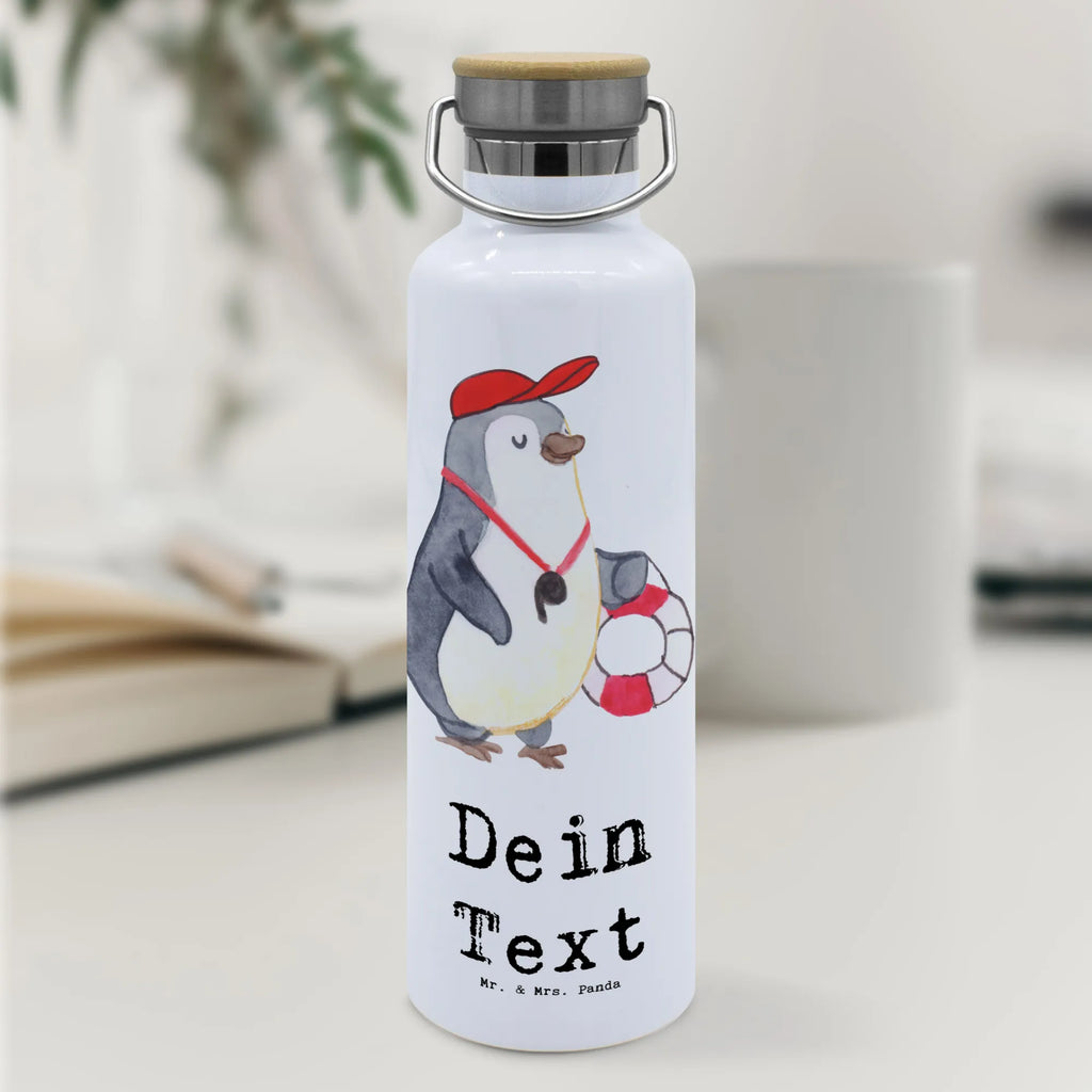 Personalisierte Trinkflasche Bademeister mit Herz Personalisierte Trinkflasche, Trinkflasche mit Namen, Trinkflasche bedrucken, Flasche personalisiert, Trinkflasch mit Aufdruck, Trinkflasche Werbegeschenk, Namensaufdruck Trinkflasche, Sportflasche personalisiert, Trinkflasche Sport, Beruf, Ausbildung, Jubiläum, Abschied, Rente, Kollege, Kollegin, Geschenk, Schenken, Arbeitskollege, Mitarbeiter, Firma, Danke, Dankeschön, Bademeister, Rettungsschwimmer, Schwimmmeister, Schwimmbad, Freibad, Badeanstalt, Schwimmverein, Schwimmschule